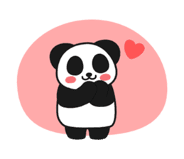 Panda In Love sticker #801455