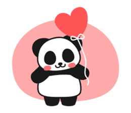 Panda In Love sticker #801460