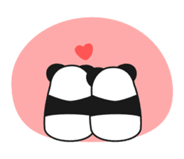 Panda In Love sticker #801462