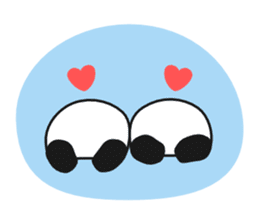 Panda In Love sticker #801466
