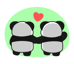 Panda In Love sticker #801469