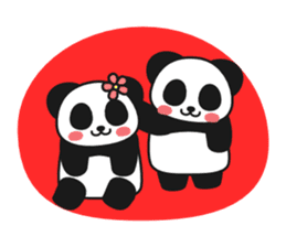 Panda In Love sticker #801472