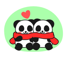Panda In Love sticker #801474