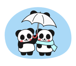 Panda In Love sticker #801475