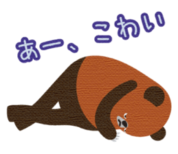 Hokkaido valve brown bears sticker #801782