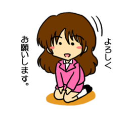 An office worker's every day sticker #802299