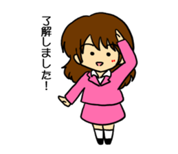 An office worker's every day sticker #802300