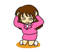 An office worker's every day sticker #802304