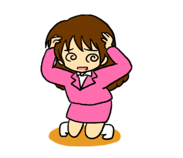 An office worker's every day sticker #802304