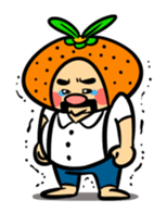 Orange Daddy sticker #802817
