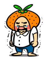 Orange Daddy sticker #802817