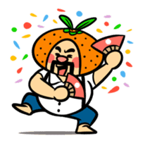 Orange Daddy sticker #802828