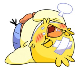 The birds in Sengoku era sticker #803000