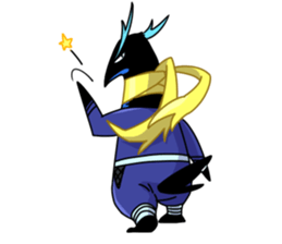 The birds in Sengoku era sticker #803001