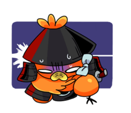 The birds in Sengoku era sticker #803003