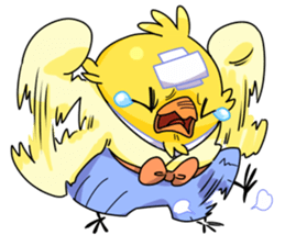 The birds in Sengoku era sticker #803004