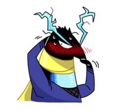 The birds in Sengoku era sticker #803005