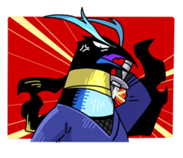 The birds in Sengoku era sticker #803009