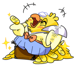 The birds in Sengoku era sticker #803012