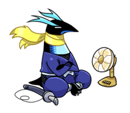 The birds in Sengoku era sticker #803017