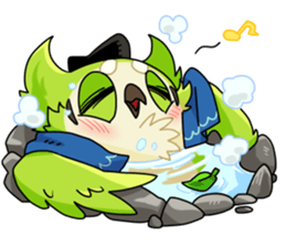 The birds in Sengoku era sticker #803018