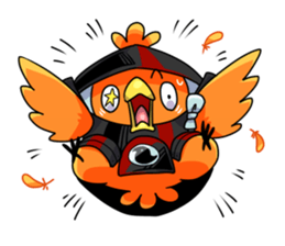 The birds in Sengoku era sticker #803019