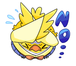 The birds in Sengoku era sticker #803020