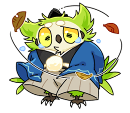 The birds in Sengoku era sticker #803022