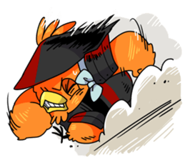 The birds in Sengoku era sticker #803023