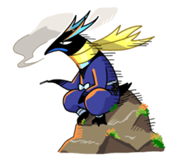 The birds in Sengoku era sticker #803037