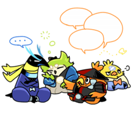 The birds in Sengoku era sticker #803038