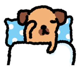 Fluffy dog Sticker sticker #803200