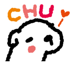 Fluffy dog Sticker sticker #803201