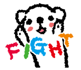 Fluffy dog Sticker sticker #803221