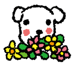 Fluffy dog Sticker sticker #803226