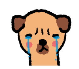 Fluffy dog Sticker sticker #803227