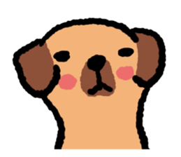 Fluffy dog Sticker sticker #803233