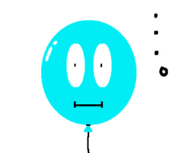 Balloon face ! sticker #803799