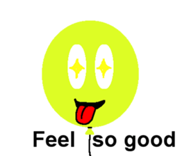 Balloon face ! sticker #803803