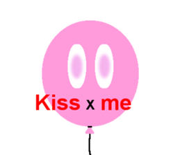 Balloon face ! sticker #803805