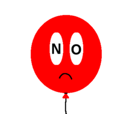 Balloon face ! sticker #803808