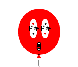 Balloon face ! sticker #803820