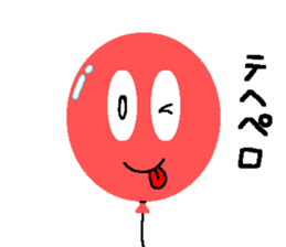 Balloon face ! sticker #803824