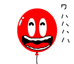 Balloon face ! sticker #803829