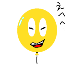 Balloon face ! sticker #803832