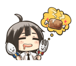 The coming friends with pleasant my sticker #804561