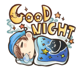 The coming friends with pleasant my sticker #804565