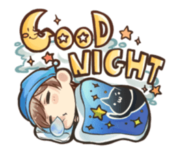 The coming friends with pleasant my sticker #804565