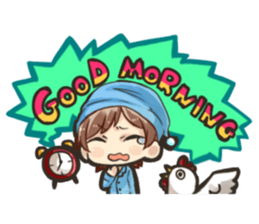 The coming friends with pleasant my sticker #804573