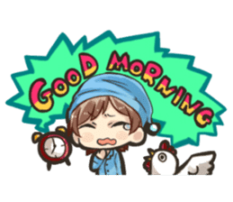 The coming friends with pleasant my sticker #804573